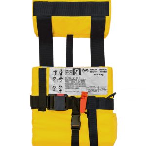 VESTĂ DE SALVARE DIN SPUMĂ „COMPACTĂ PLIABILĂ”, M.E.D., COD SOLAS - L.S.A. / EU MED